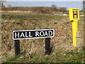 TM2180 : Hall Road sign by Geographer