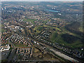 Elderslie and Paisley from the air