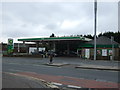 Service station on New Hey Road