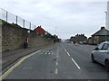 Bus stop on New Hey Road (A640)