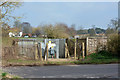 Small electricity substation near Fyfield