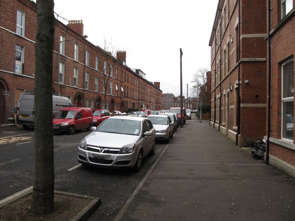 View west along Fitzroy Avenue, Belfast © Eric Jones Geograph Ireland