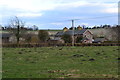 View across fields at Faulston