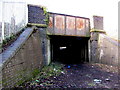 Subway under a railway and the A4042, Pontypool