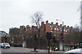 View of Royal Albert Hall Mansions from West Carriage Drive