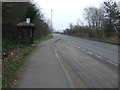 Bus stop and shelter on Ollerton Road (A6075)