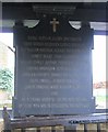 St Mary Magdalene - First World War Memorial - Moor Lane