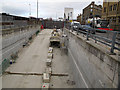 Access ramp to Broadway development, Bradford