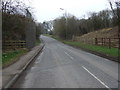 Remains of a disused railway bridge on Newark Road