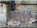 Old bricks from J.Collins, Pensnett, at St Mark?s Church, Pensnett