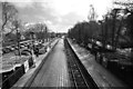 Burley station from the footbridge