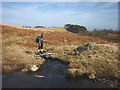 Stone slab footbridge, Willdale Beck