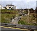 Long flight of steps in Caerau