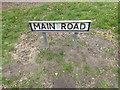 TM3864 : Main Road sign by Geographer