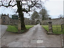 SO5707 : Entrance to Clearwell Castle by Jaggery