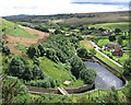 Dunford Bridge - view SE from east end of Winscar Dam