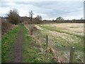 Public footpath along the edge of Garforth