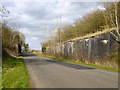 Remains of railway bridge