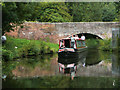 Narrowboat and Dunstall Water Bridge near Wolverhampton