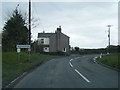 NY1343 : B5301 at Westnewton village boundary by Colin Pyle