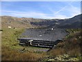 SN7987 : Dam, Llyn Llygad Rheidol by Rudi Winter