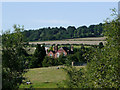 SO8591 : Farmland north of Swindon, Staffordshire by Roger  D Kidd