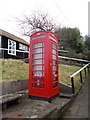 Chedington: red telephone box