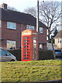 Beaminster: phone box in Clay Lane