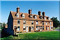 Victorian terrace at Corby Glen, near Bourne, Lincolnshire