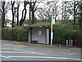 Bus stop and shelter on Chorley New Road (A673)