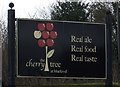 Sign for the Cherry Tree at Blackrod