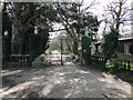 Gates to Loudham Hall