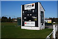 The scoreboard at Norwood Park, Beverley