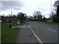 Bus stop and shelter on Wigan Road (B5238), Aspull