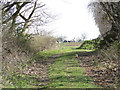 Public footpath on Sutton Walks