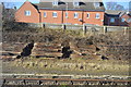 Piles of railway sleepers