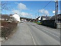 Looking north along the B4337 through Tal-sarn