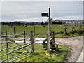 Stile and Signpost on Old Hall Lane