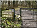 Stile and Gate on Path into Gibson Wood