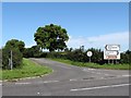 Park Road at its junction with the A25