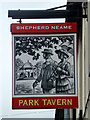 Park Tavern, Sittingbourne - inn sign