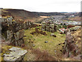 Former quarry on Tarren Maerdy