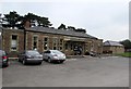 SP0229 : Entrance to Winchcombe railway station by Jaggery