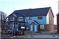 New houses under construction, The Cheviots