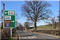 A85 road junction at New Fowlis