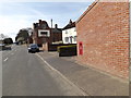 TG2002 : B1113 Main Road & Swardeston Post Office George VI Postbox by Geographer