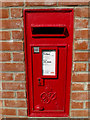 TG2002 : Swardeston Post Office George VI Postbox by Geographer