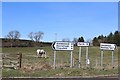 Road signs at crossroads NE of Methven