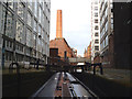 Rochdale Canal:  view in Oxford Road Lock No 88