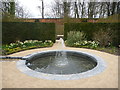 NU1913 : The Alnwick Garden : A Small Pool In The Walled Garden by Richard West